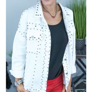 Bibi Boutique Brand studded Jean jacket